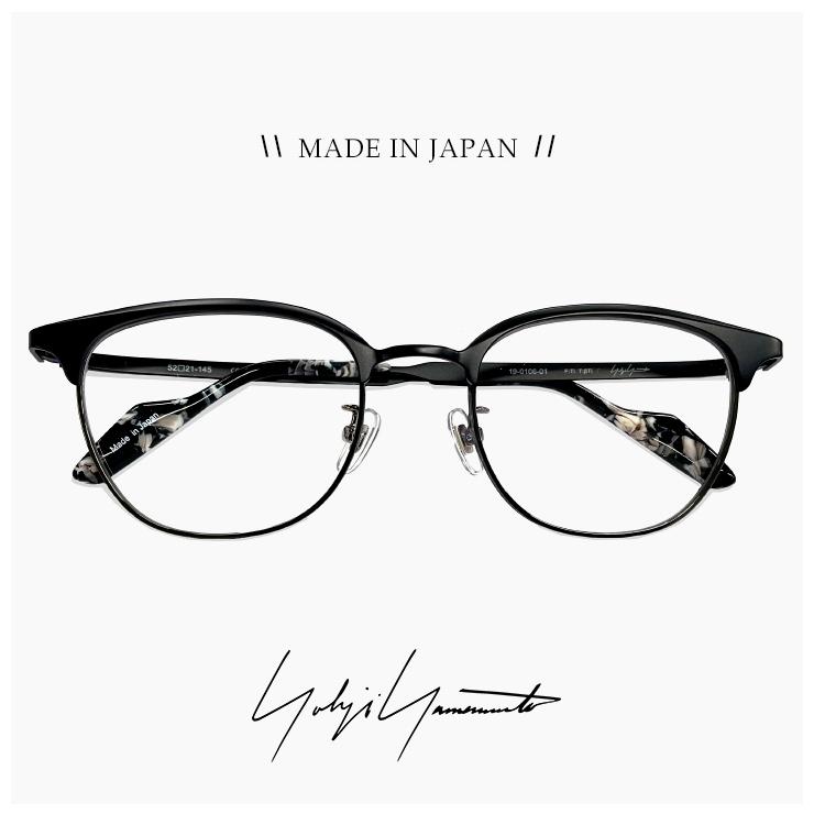 新品　Yohji Yamamoto ヨウジ ヤマモト　眼鏡　丸型　べっ甲　黒　金 Yohji Yamamoto（ヨウジヤマモト） ヨウジ ヤマモト メガネ 日本製 19