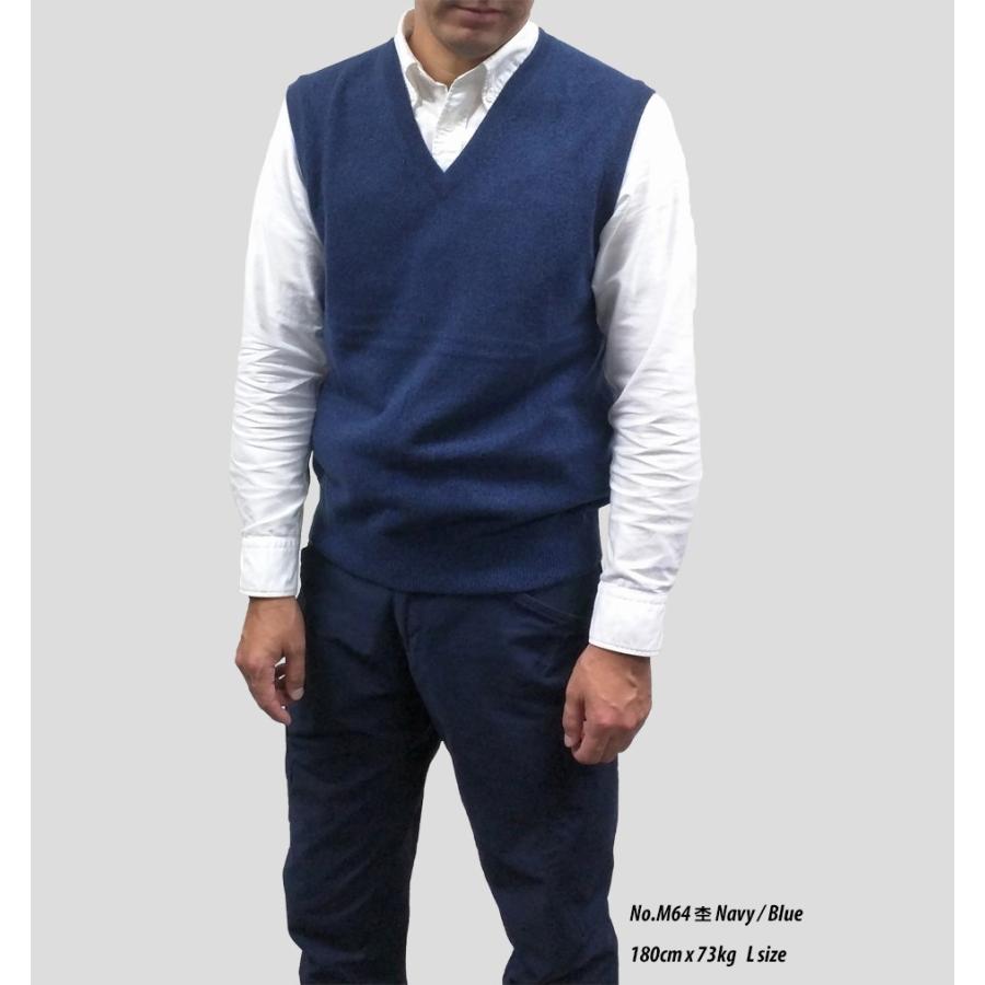 カシミヤ100% Vネックベスト メンズファッション : SUNHILLS カシミヤ100% Vネックベスト メンズファッション : SUNHILLS