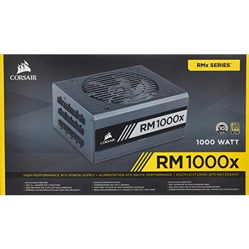 Corsair RM1000x 80PLUS GOLD認証取得 1000W静音電源ユニット PS596 CP