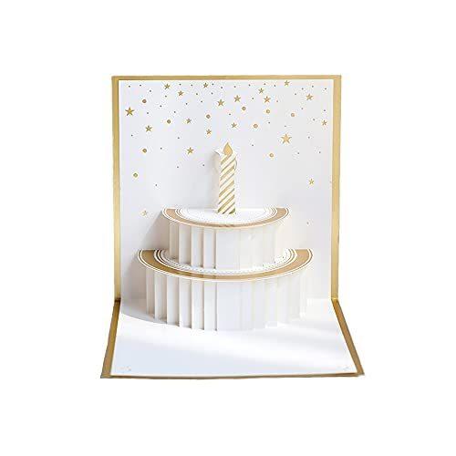 ケーキ3d立体グリーティングカードお誕生日おめでとう手作りバースデーギフトかわいいバースデーカード立体紙彫刻ポストカードバースデーカード S 2611 Sunjex 通販 Yahoo ショッピング