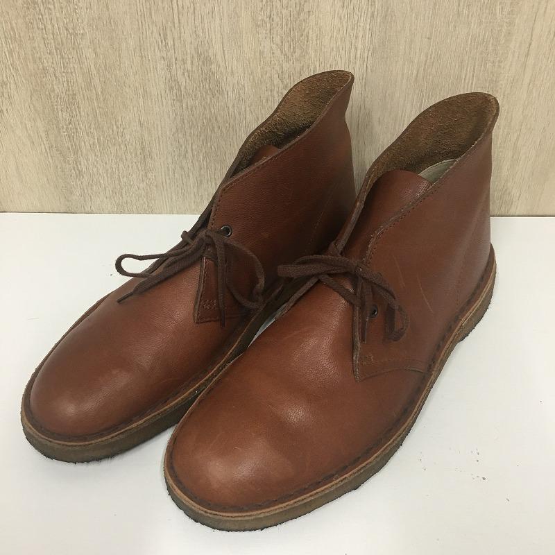 贅沢品 ブーツ Clarks クラークス メンズブーツ クラークス Clarks チャッカブーツ Us9 5 Brw レザー チャッカブーツ 中古 2404 Www Threeriversofs Com