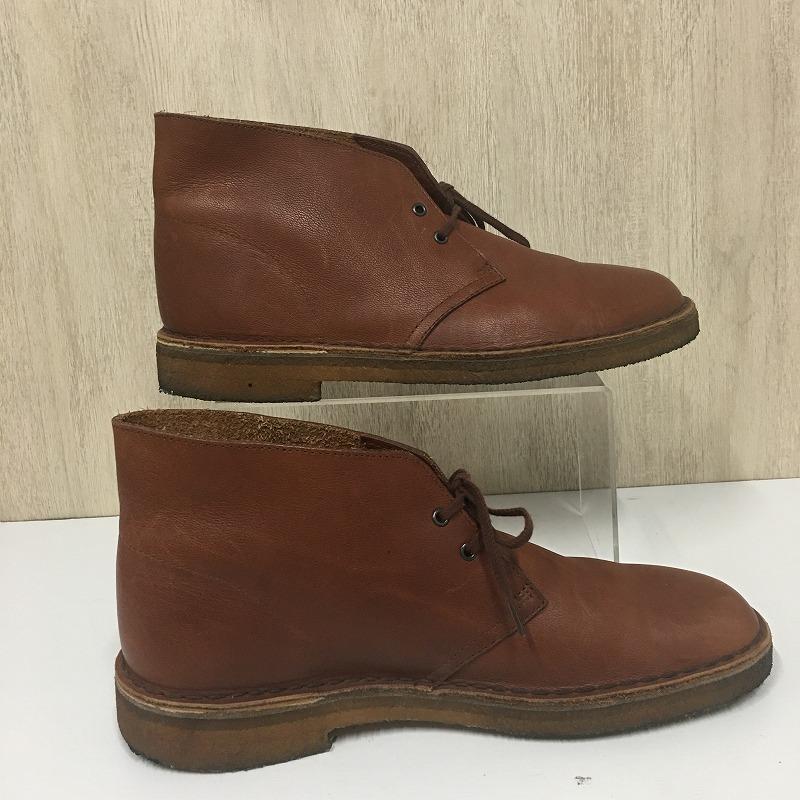 贅沢品 ブーツ Clarks クラークス メンズブーツ クラークス Clarks チャッカブーツ Us9 5 Brw レザー チャッカブーツ 中古 2404 Www Threeriversofs Com