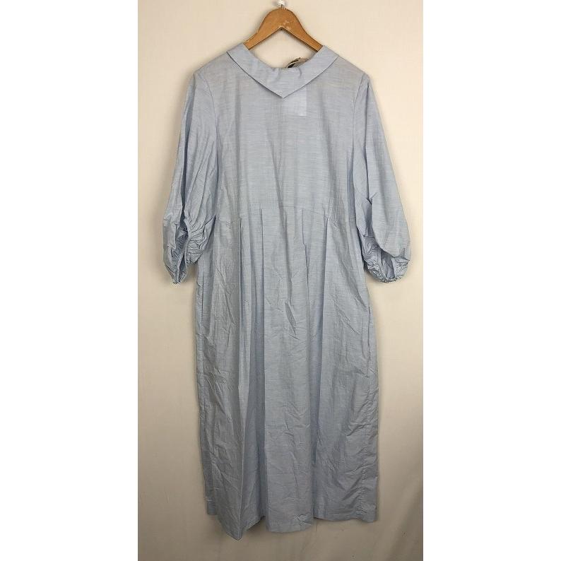 ワンピース 未使用タグ付き ネイティブ ヴィレッジ Native Village ワンピース コットン レディース ブルー 04
