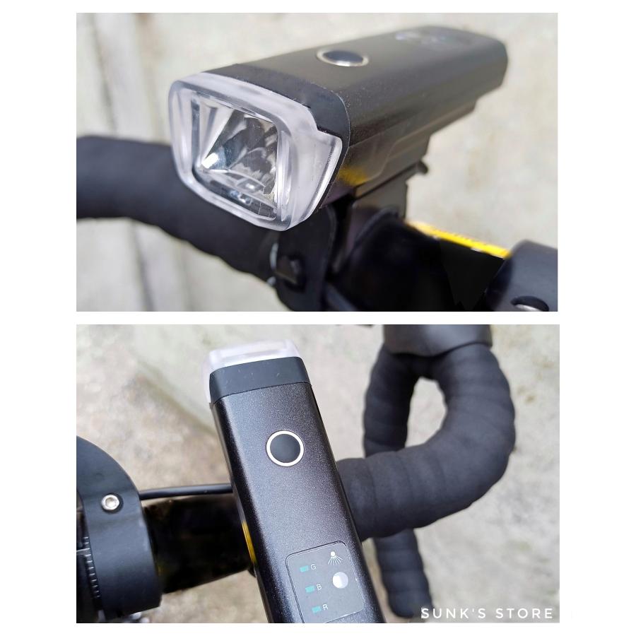 自転車ライト　LED 充電式　自動点灯　USB　防水　強力　最強　オート　後付け 自転車用ライト　350ルーメン　2000ｍAh |  | 09
