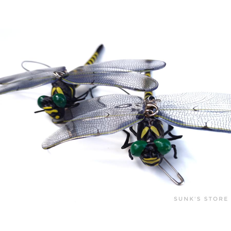 オニヤンマ 虫除け おにやんま 3個 最強 12cm 虫よけ 効果 ゴルフ 釣り ブローチ 帽子 フィギュア アウトドア キャンプ |  | 04