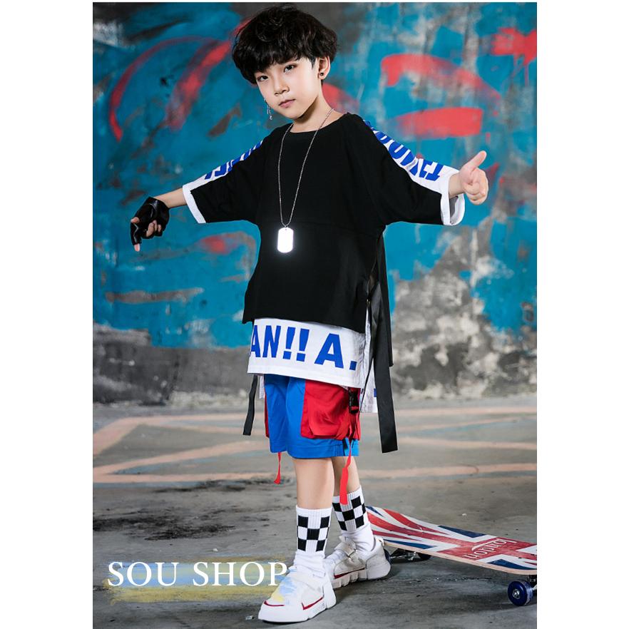 ダンス 衣装 キッズ男の子 かっこいい トップス パンツ Hiphop ヒップホップ 練習着 演出服 チア セットアップ おしゃれ ステージ衣装110 180cm Gw2107 Jl10 Souショップ 通販 Yahoo ショッピング