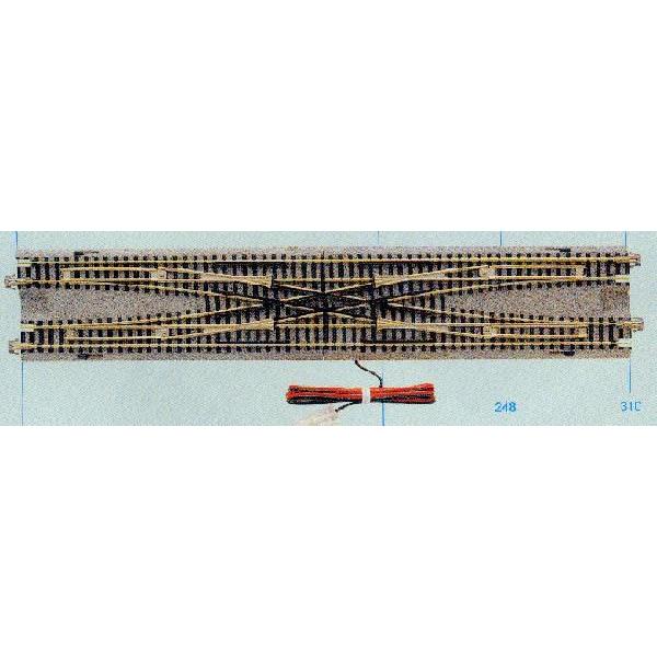 鉄道模型)KATO：20-210 複線両渡りポイント（ダブルクロス） : レール