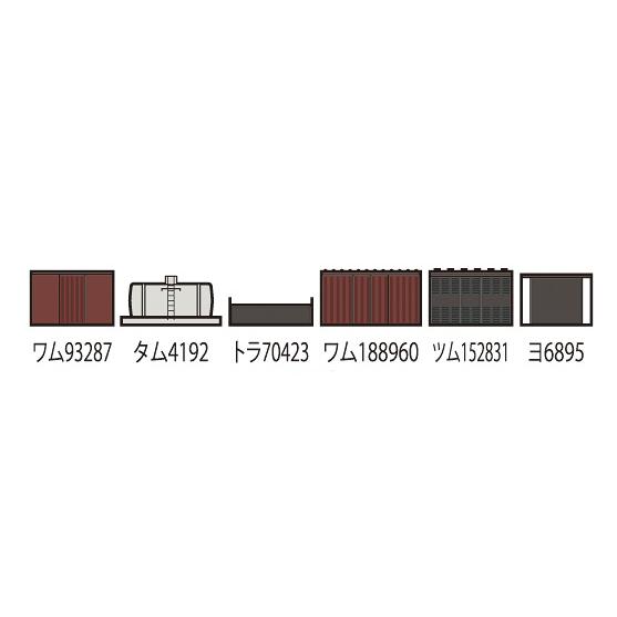 トミックス (鉄道模型)TOMIX：98746 かもつれっしゃのワムくんセット(6輌) : レールショップ サンライフ - 通販 ...