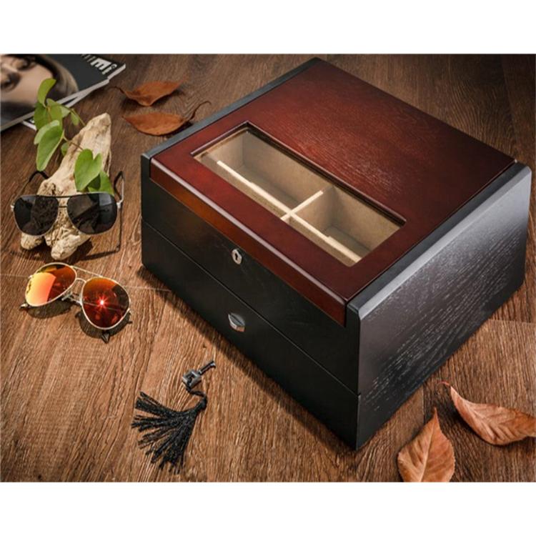 木製2段式 メガネケースgc161 メンズボックス アクセサリー収納 日光ライフ コレクションケース 16本 サングラス収納 メンズボックス メガネ ケース 保管 Gc161 日光ライフ 仕切り板 鍵付 ヤフー店 ディスプレイ ガラス天板