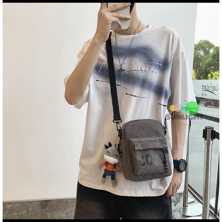 ショルダーバッグ メンズ 小さい 帆布 斜めがけバッグ 軽い ミニバッグ ショルダー 大学生 ポシェット 男性 かばん カジュアル スポーツ 散歩 おしゃれ Sunlight170 Sunlight 通販 Yahoo ショッピング