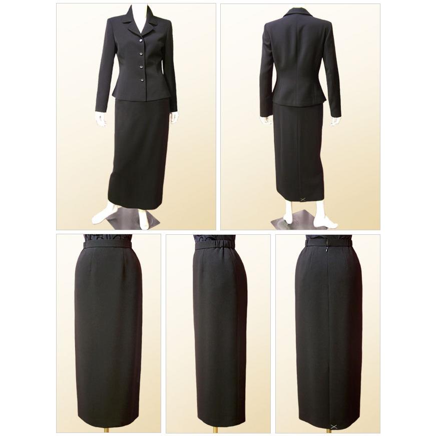 喪服 ロング丈 ブラックフォーマル ロングスカート 単品 日本製 マキシ丈 高級素材のタイトスカート 大きいサイズ レディース ミセス 0071 0071 貴女だけのフォーマルsunlook 通販 Yahoo ショッピング