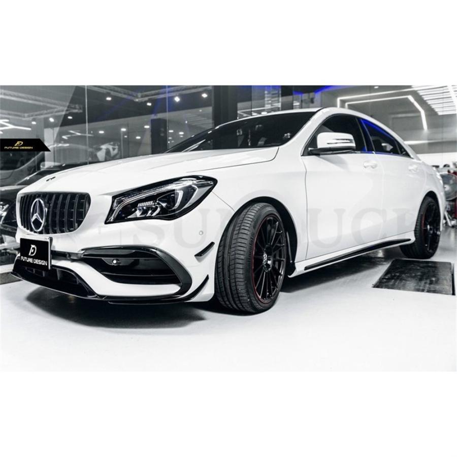 Benz メルセデス ベンツ Cla Class W117 X117 後期車 改造cla45仕様 フルエアロパーツ ボディーキット Body Kit マフラーカッター カナード サンラック 通販 Yahoo ショッピング