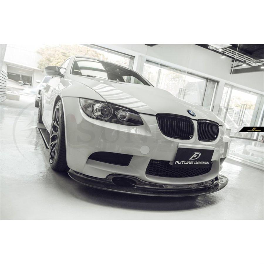BMW 3シリーズ E90 E92 E93 M3フロント用カーボン リップスポイラー ...