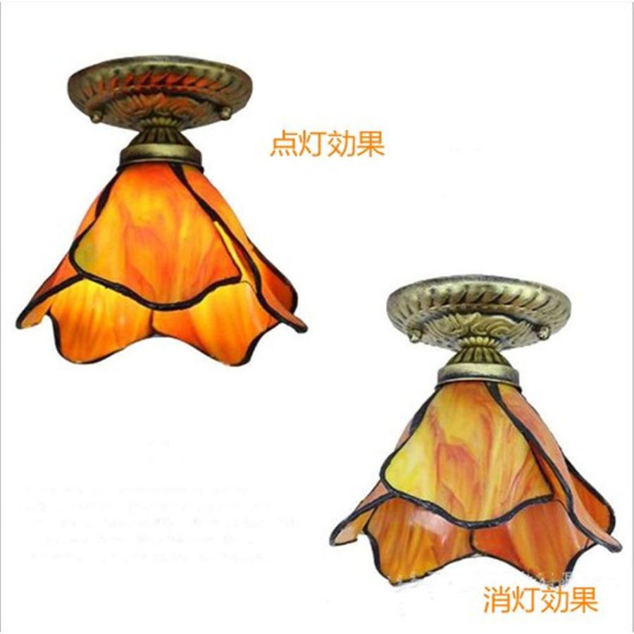 オンラインショップ おしゃれ 書斎 インテリア 天井照明 リビング 北欧 ティファニー ステンドグラス 工事必要 ダイニング シーリングライト 工芸品 レトロ 玄関照明 シーリングライト カラー イエロー Www Oroagri Eu