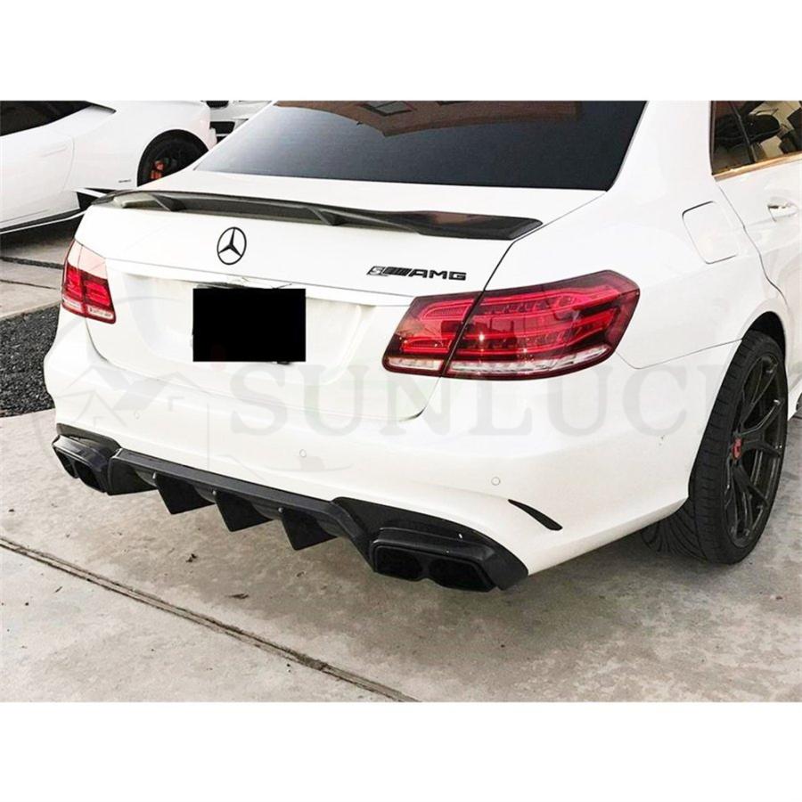 ヤマト工芸 W212 E63用 カーボンリアウィング - 外装、エアロパーツ