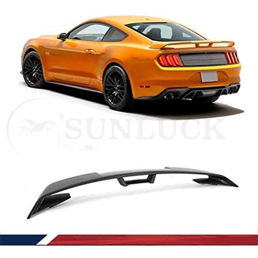 Sunluck リア スポイラー for Ford Mustang(フォード?マスタング) V6 V8 V10 GT Coupe 2015-2019  リアウイング トランクスポイラー リヤウイング カーボント :luckp202130680418:サンラック - 通販 - Yahoo!ショッピング