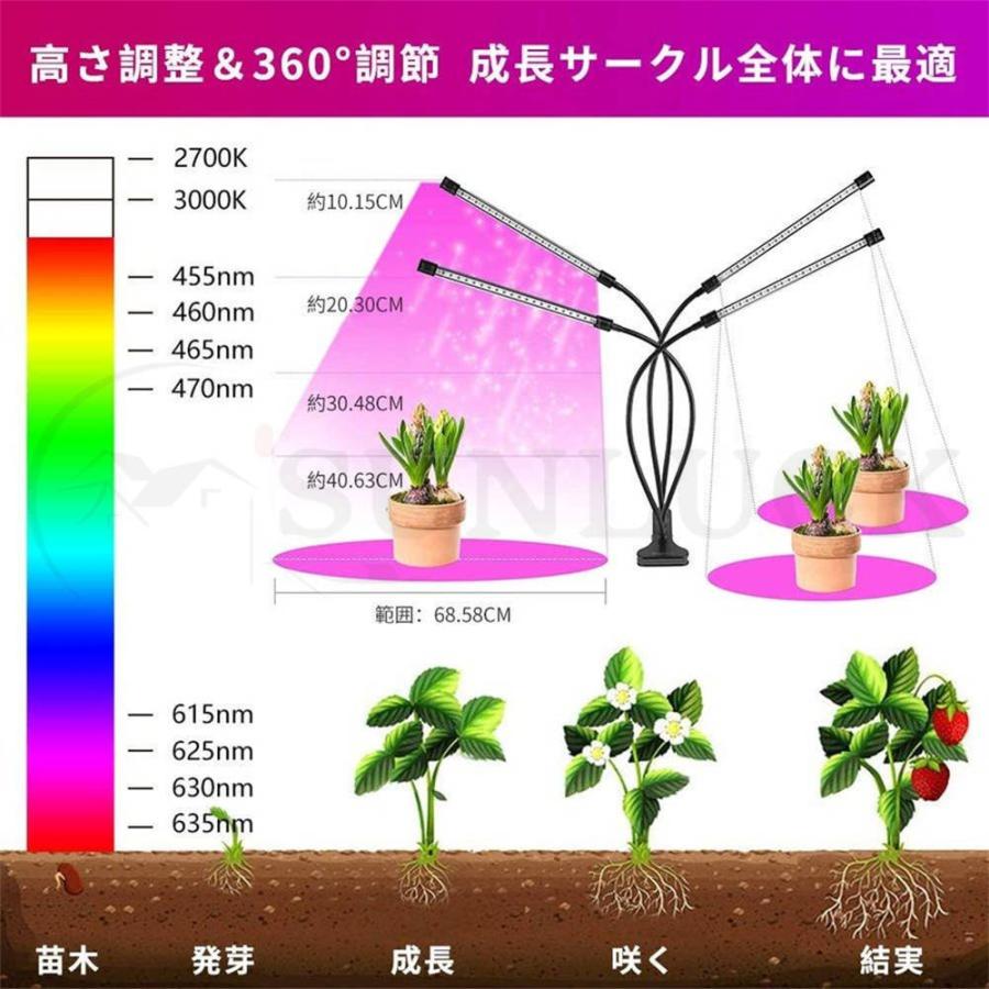 予約中 植物育成ライト 調色 タイマー 角度 調整 日光不足 解消 育苗 ライト Led 室内 栽培 ガーデニング 多肉植物 農業 野菜 家庭菜園 水耕 植物ライト 成長 促進2 329円 Stevenbrooke Com