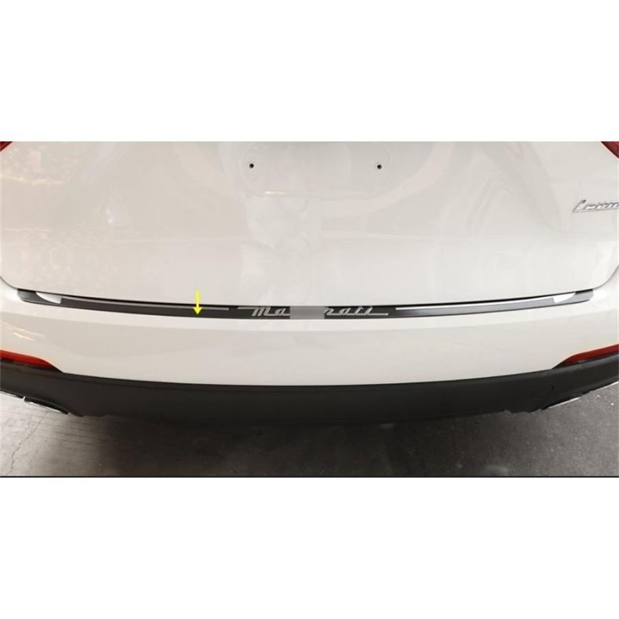 マセラティ レヴァンテlevante 用 トランクガード トリム リアバンパー プロテクター ガード 外側 1ピース 選べる2色 LUCKp202173620098サンラック 通販