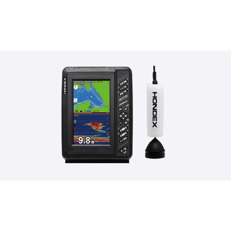 魚群探知機　ホンデックス 2馬力にどうぞ HONDEX（ホンデックス） 新製品 HONDEX PS-711CN2-WP ワカサギパック
