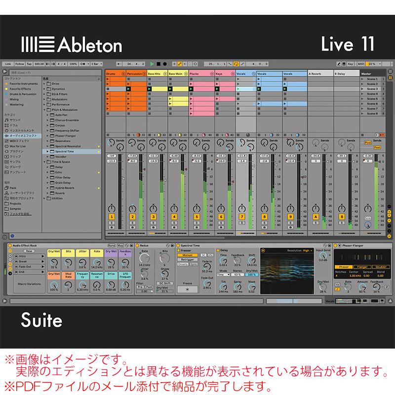 大放出セール 最短当日シリアルをメール納品 ダウンロード版 Suite 11 Live Ableton 音楽制作