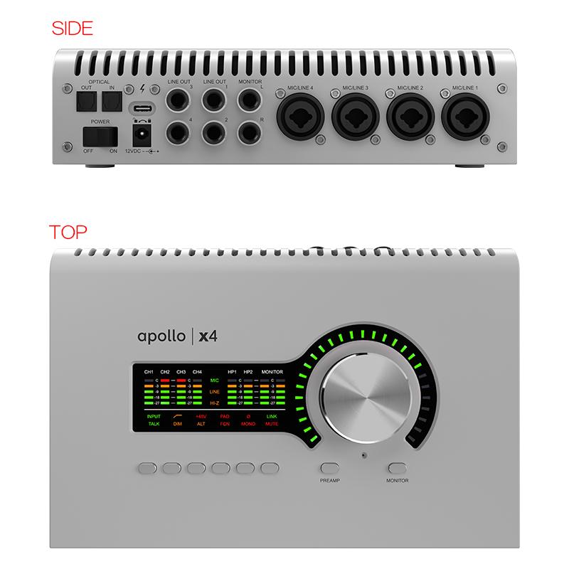 UNIVERSAL AUDIO APOLLO X4 GEN 2 ESSENTIALS+ EDITION : サン