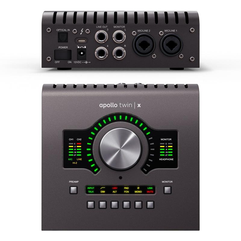 UNIVERSAL AUDIO APOLLO TWIN X QUAD HERITAGE EDITION【Apple純正TB3 