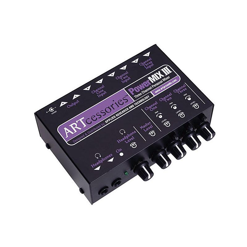 ART PowerMIX III 3chステレオミキサー ART POWER MIX III 安心の国内正規品！ ステレオ3chミキサー