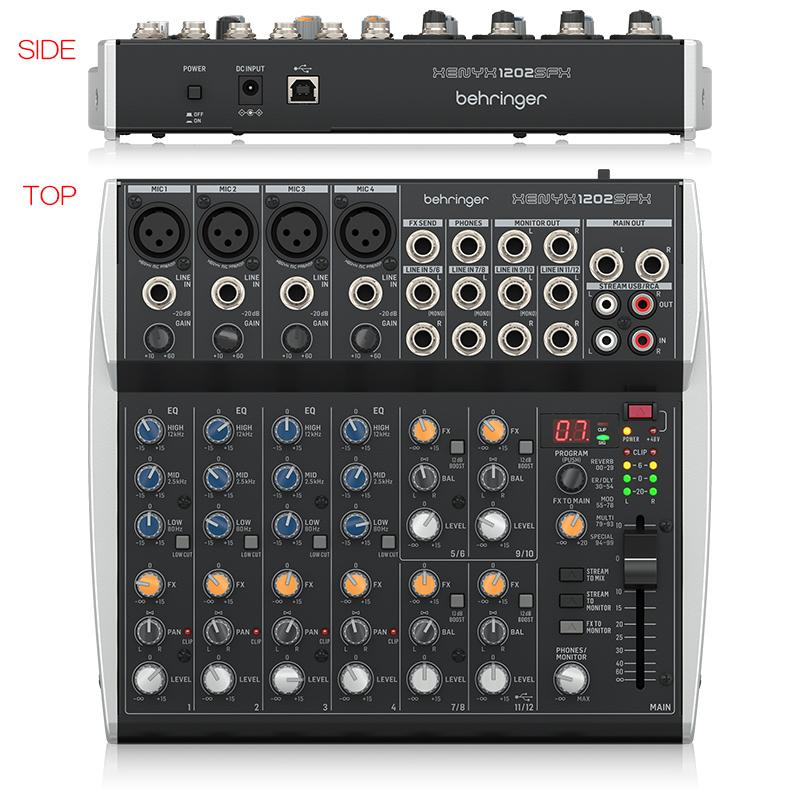Behringer Xenyx 1202SFX アナログミキサー（ほぼ未使用） Behringer Xenyx 1202SFX アナログミキサー（ほぼ未使用