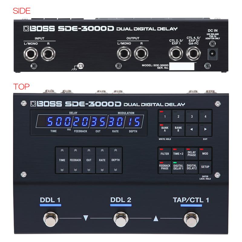 BOSS SDE-3000D 安心の日本正規品！ DUAL DIGITAL DELAY ボス