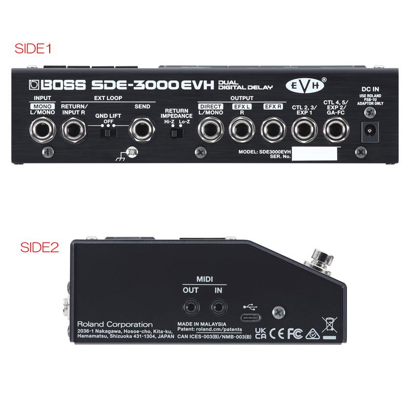 新品同様！BOSS SDE-3000 EVH ボス デジタルディレイ BOSS SDE-3000EVH デュアルデジタルディレイ 【名機 SDE-3000を再現