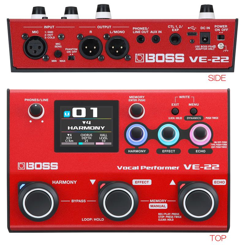 BOSS Vocal Performer VE-22 電源アダプター付