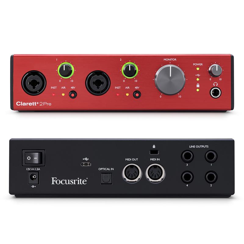 FOCUSRITE CLARETT+ 2PRE｜sunmuse｜02