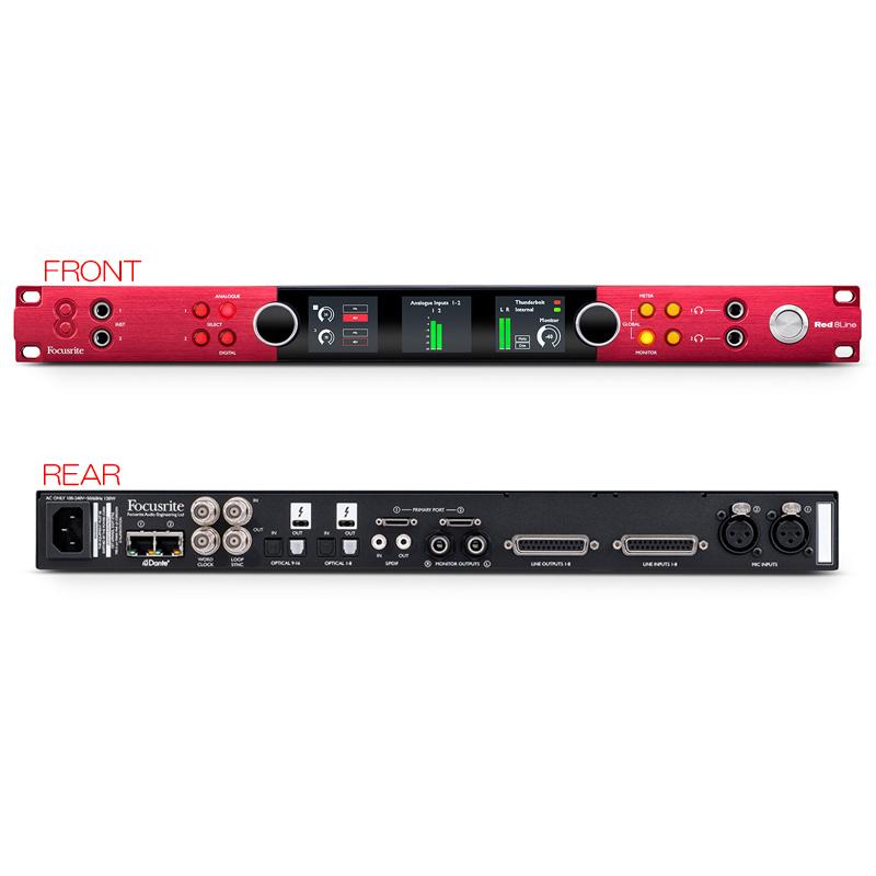 FOCUSRITE RED 8LINE オーディオ・インターフェイス 安心の日本正規品