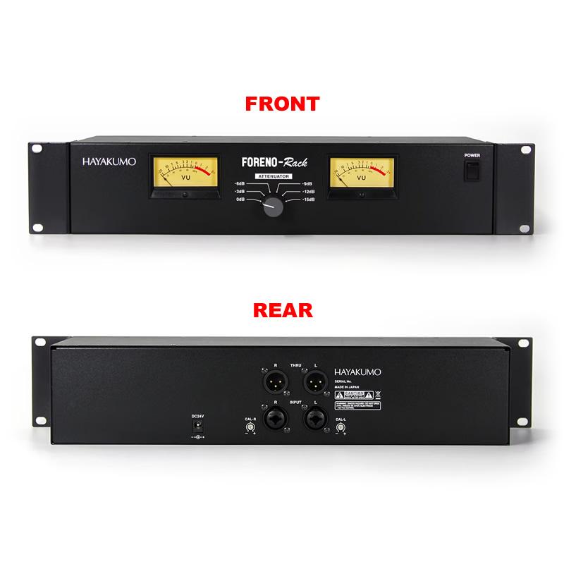 HAYAKUMO FORENO-RACK STEREO VU METER : サンフォニックスYahoo!店