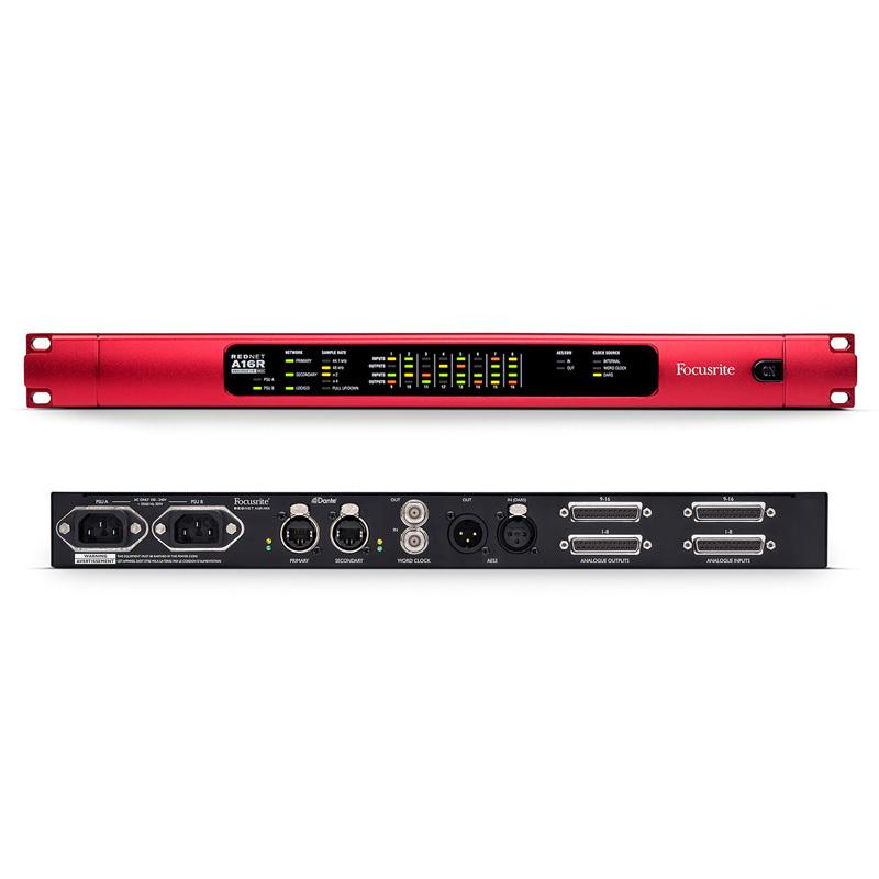 Focusrite REDNET A16R mk2 Dante 定価70万 美品 FOCUSRITE REDNET A16R MKII DANTEデバイス 安心の日本正規品