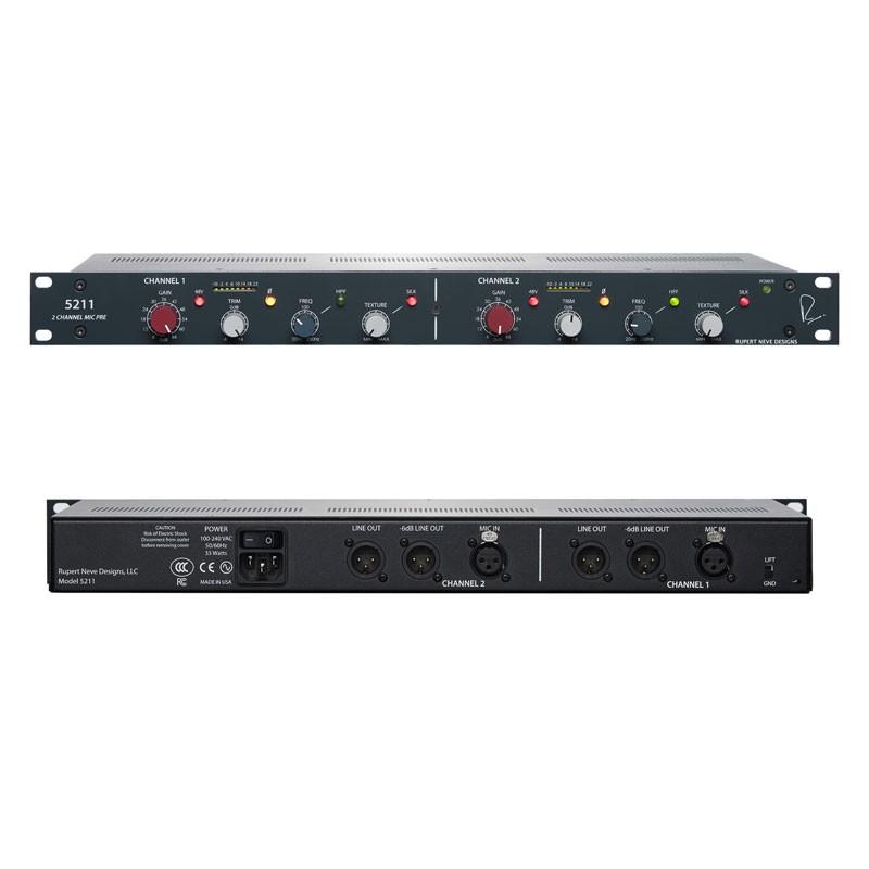 RUPERT NEVE DESIGNS PORTICO 5211 2-CHANNEL MIC PRE 安心の日本正規