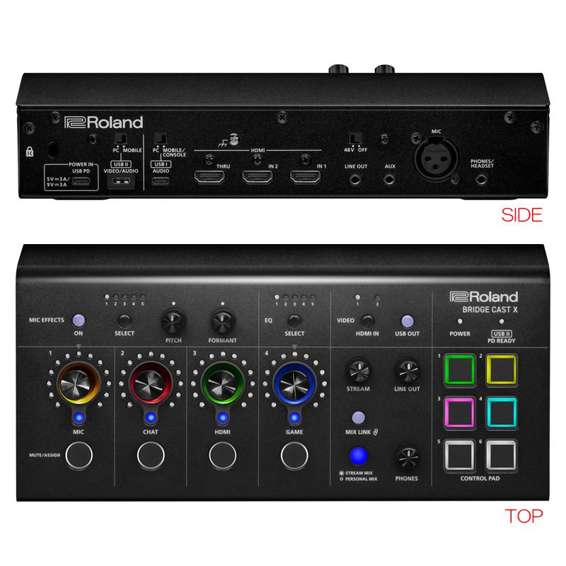 Roland BRIDGE CAST X ローランド ブリッジキャストエックス Amazon.com: Roland BRIDGE CAST X Dual Bus Gaming Mixer