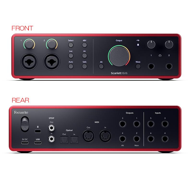 FOCUSRITE SCARLETT 16I16 4TH GEN 安心の日本正規品！ フォーカス