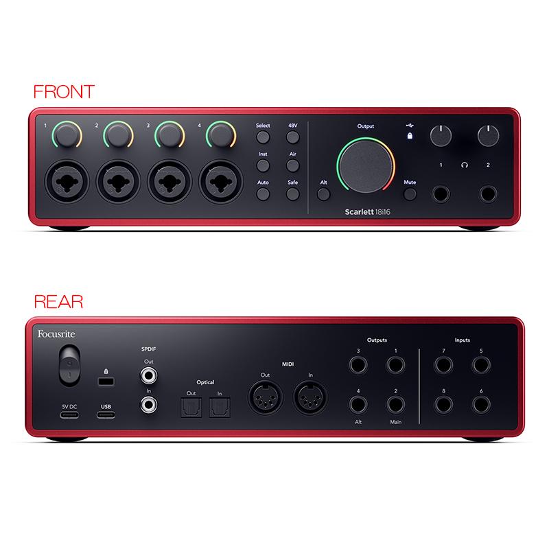 FOCUSRITE SCARLETT 18I16 4TH GEN 安心の日本正規品！ : サン