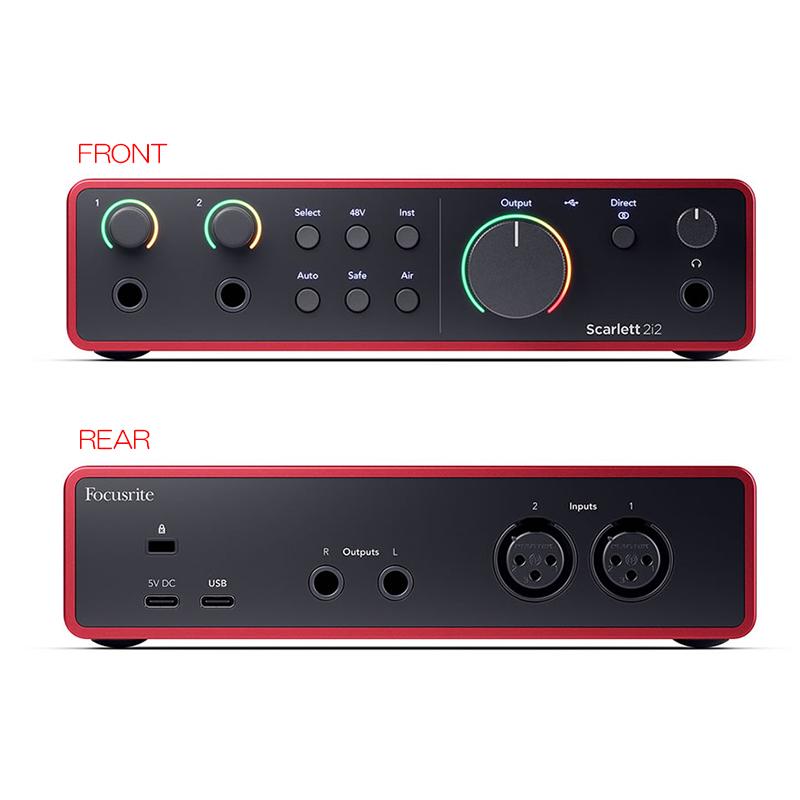 FOCUSRITE SCARLETT 2i2 GEN4 フォーカスライト スカーレット FOCUSRITE SCARLETT 2i2 GEN4 フォーカスライト スカーレット