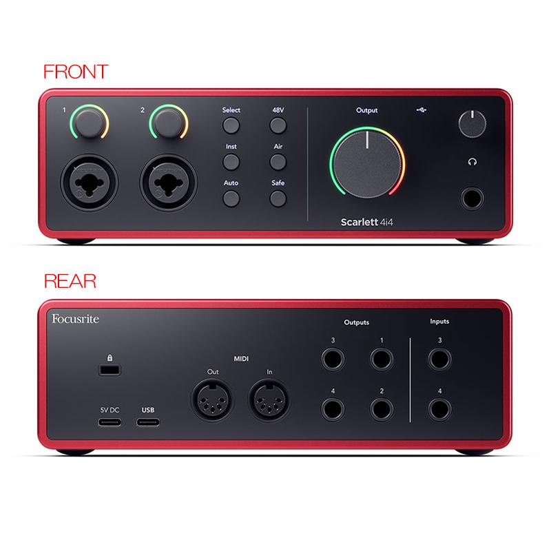 FOCUSRITE SCARLETT 4i4 GEN4 フォーカスライト スカーレット : サン