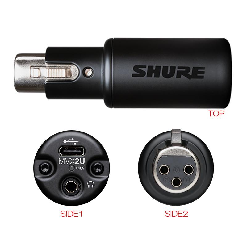 SHURE MVX2U 安心の日本正規品！ デジタルオーディオインターフェース｜sunmuse｜02