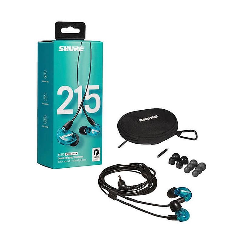 ヘッドホン SHURE SE215SPE-A SHURE SE215 SPECIAL EDITION ブルー SE215SPE-A 国内正規品