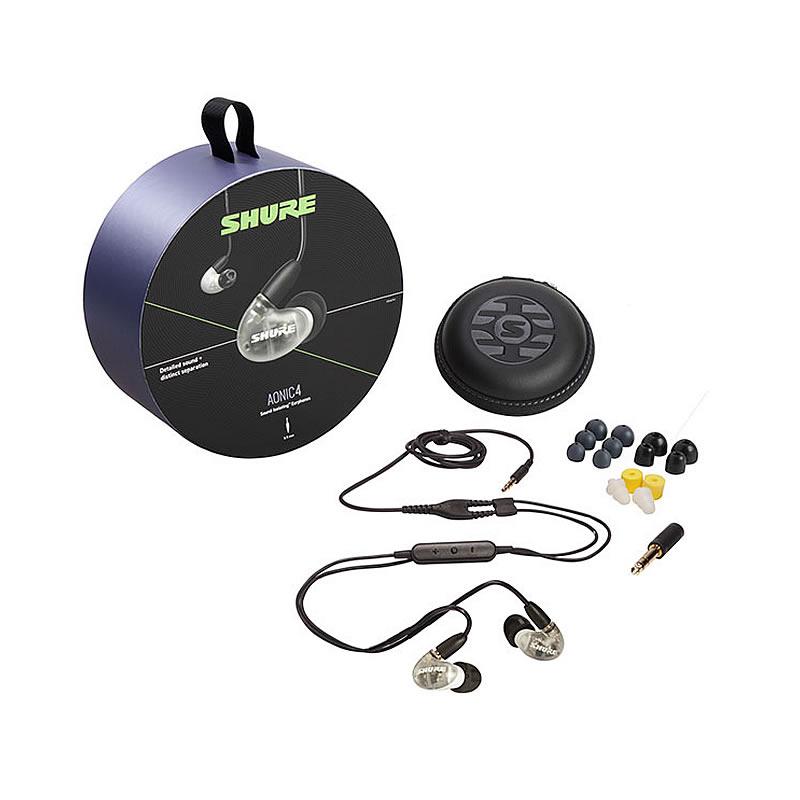 SHURE AONIC 4 ホワイト SE42HYW+UNI-A 国内正規品【在庫限りで販売