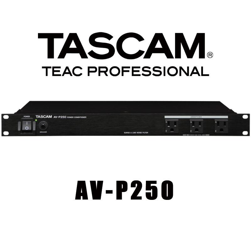 TASCAM AV-P250 パワーディストリビューター/コンディショナー TASCAM AV-P250 パワーディストリビューター/コンディショナー