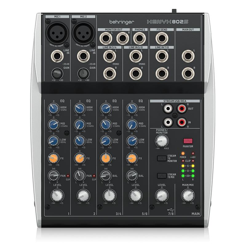 BEHRINGER XENYX 802S 安心の日本正規品!コンパクトアナログ BEHRINGER XENYX 802S 安心の日本正規品!コンパクトアナログ