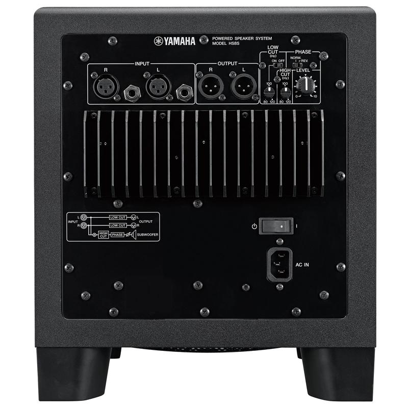 スピーカー・ウーファー YAMAHA HS8S YAMAHA HS8S 1本単品 安心の日本正規品！ 8インチサブウーファー