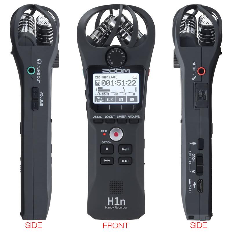 ZOOM H1n HANDY RECORDER 【今だけアクセサリキット(SPH-1n)付き！】【16GB microSDHCカードプレゼント！】 : zoom-h1n:サンフォニックスYahoo!店 - 通販 - Yahoo!ショッピング