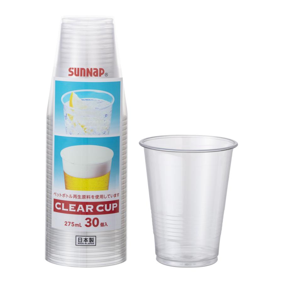 サンナップ（SUNNAP） プラカップ 275ml 9オンス 30個入 【 プラコップ