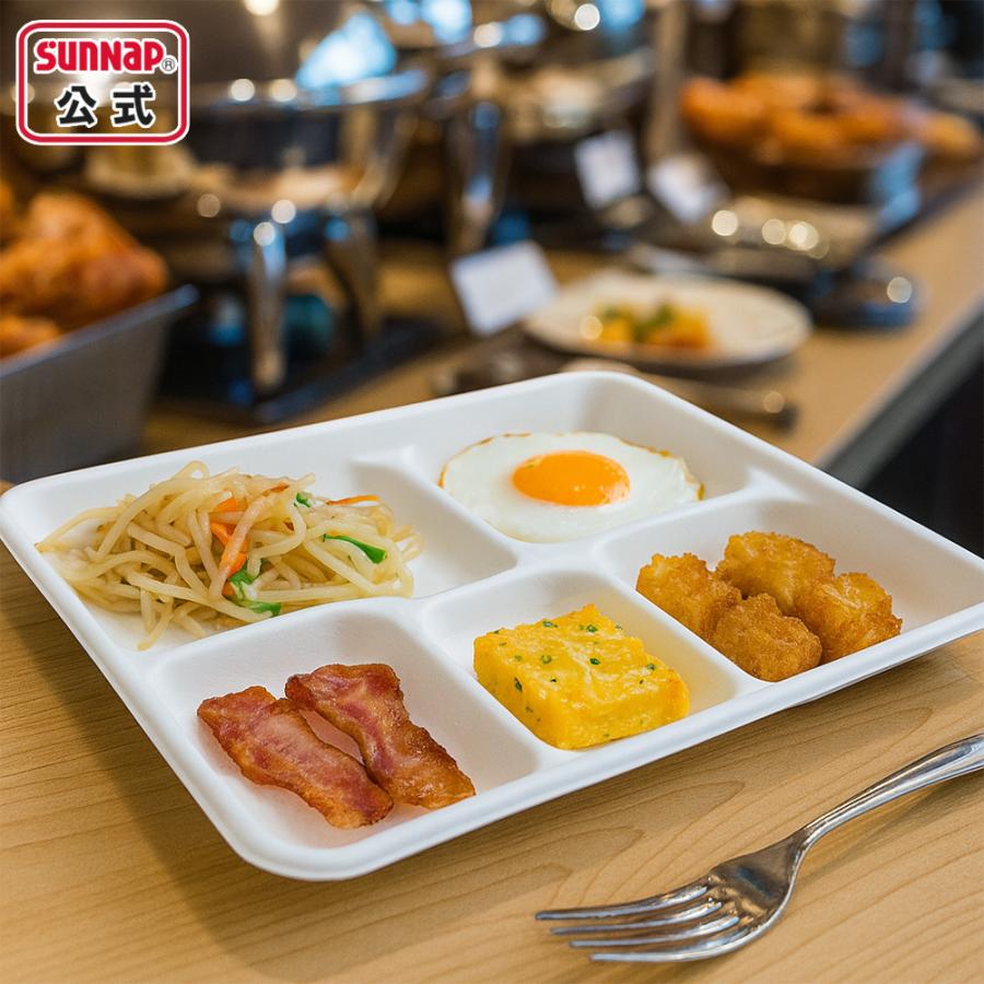 サンナップ（SUNNAP） コンポスタブル モールドプレート 仕切り付き 30